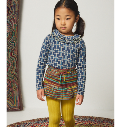 Misha&Puff - SWEETHEART TOP ＜MOONLIGHT RAILROAD FLORAL＞
