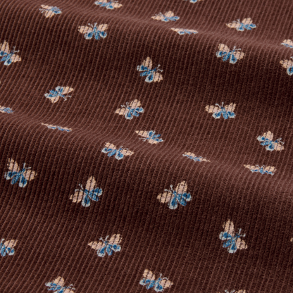 Misha&Puff - CORDUROY JUMPER DRESS  ＜DARK ROAST MARIPOSA＞