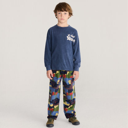 BOBO CHOSES - Paint Forest all over corduroy pants