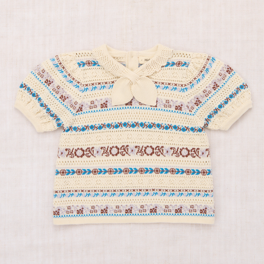 Misha&Puff - KATYA BLOUSE ＜MARZIPAN EYELET RIBBON＞