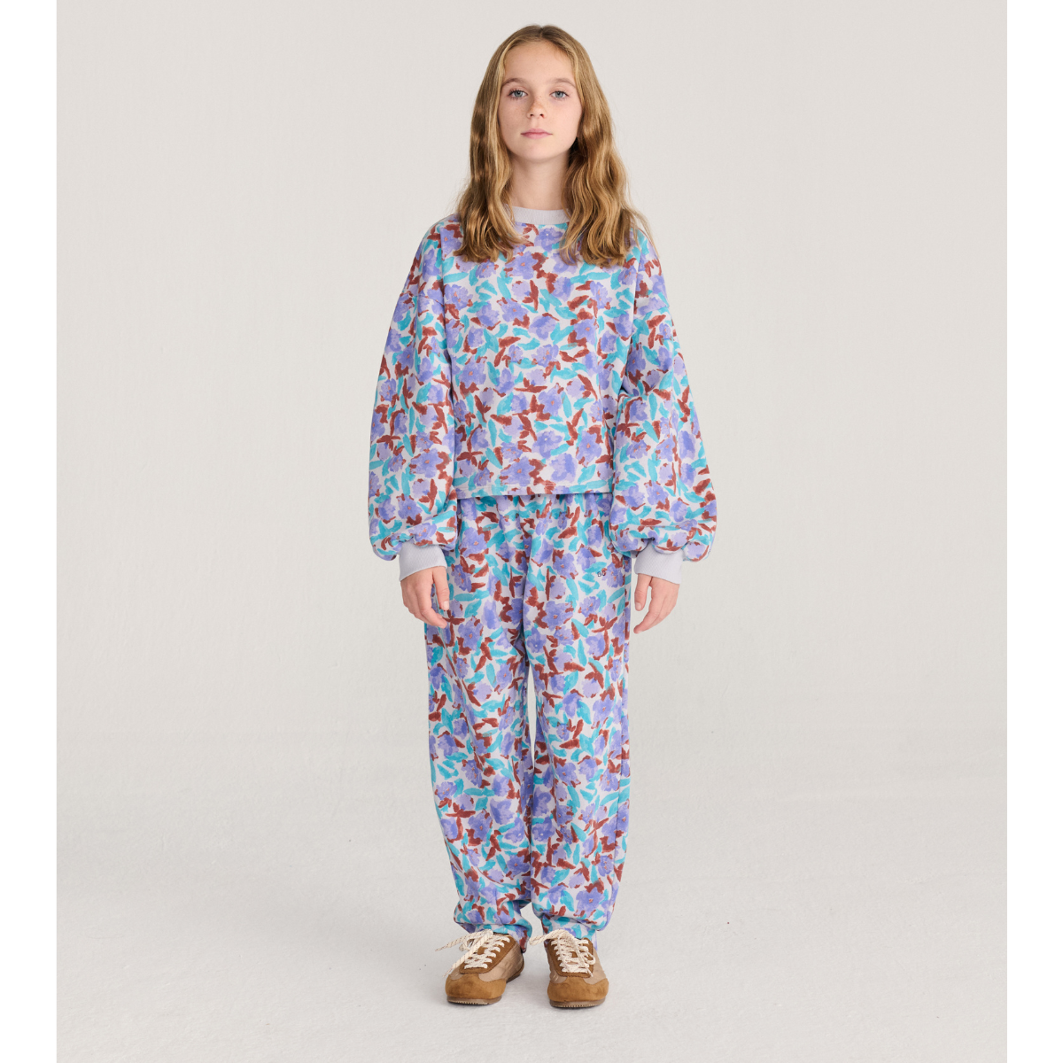 BOBO CHOSES - Watercolor all over cocoon jogging pants