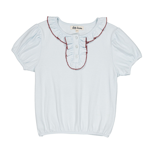 hello Simone - Paquerette top＜Ice Blue＞