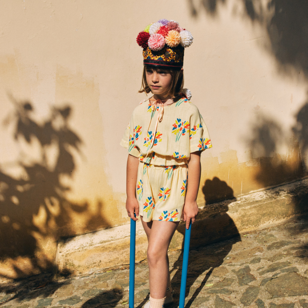BOBO CHOSES - Fireworks all over woven shorts