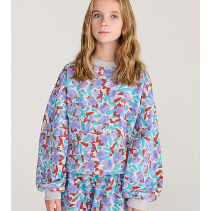 BOBO CHOSES - Watercolor all over cropped sweatshirt
