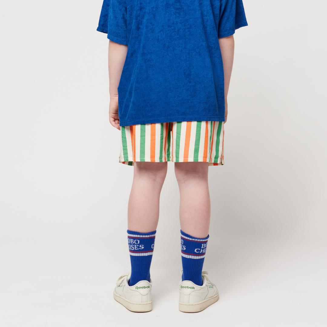 BOBO CHOSES - Vertical Stripes woven shorts