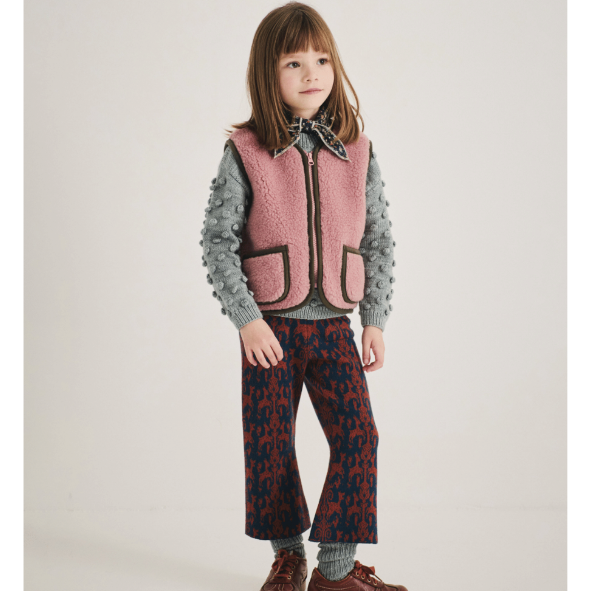 Misha&Puff - PEPITKO VEST  ＜VENETIAN PINK＞