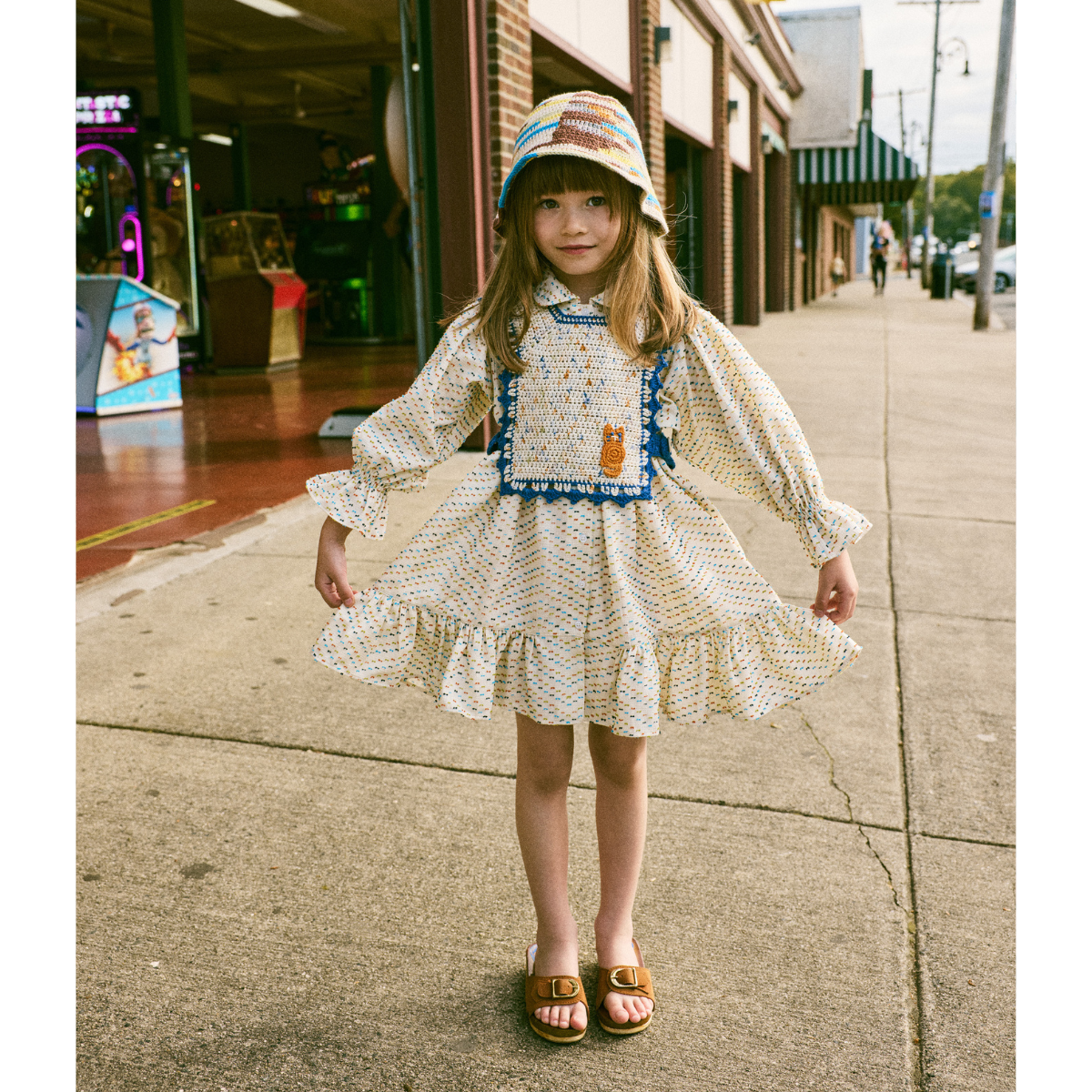 Misha&Puff - CAT TOPANGA POPOVER＜SEASHORE CONFETTI＞