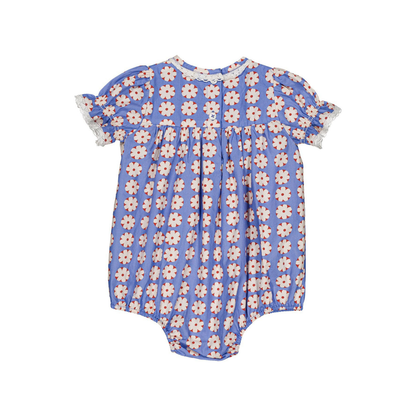hello Simone - Lucette baby romper＜Pomponette Blue＞