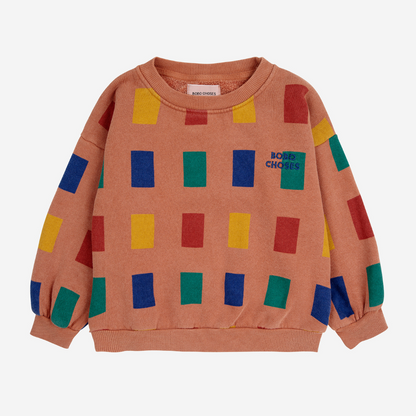 BOBO CHOSES - Color Game all over sweatshirt