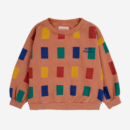 BOBO CHOSES - Color Game all over sweatshirt