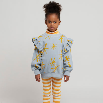 BOBO CHOSES - Sparkle all over ruffle sweatshirt