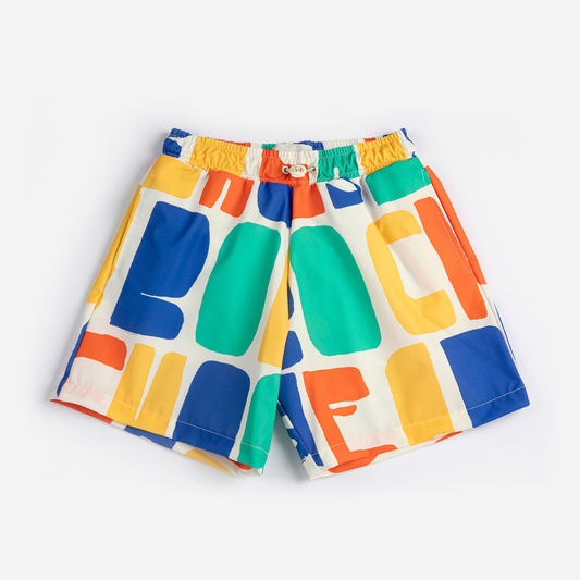 BOBO CHOSES - Bobo Choses Color all over swim board shorts