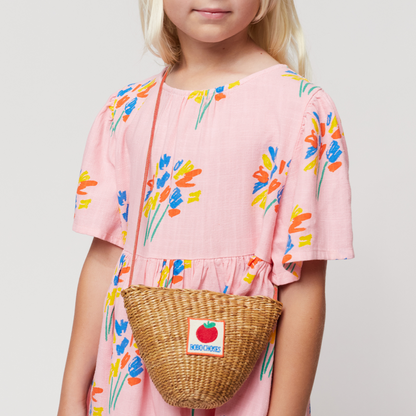 BOBO CHOSES - BC Tomato Patch raffia hand bag