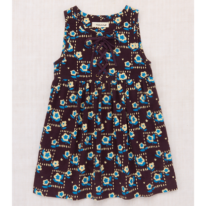 Misha&Puff - Corduroy Agatha Dress＜Raisin Windowbox＞