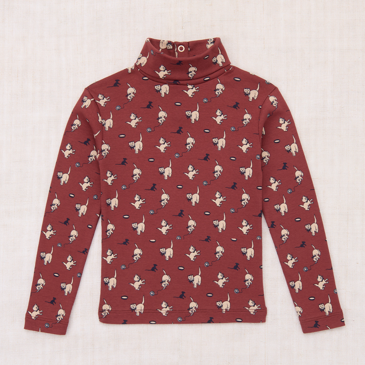 Misha&Puff - Turtleneck＜Madder Root Cat & Mouse＞