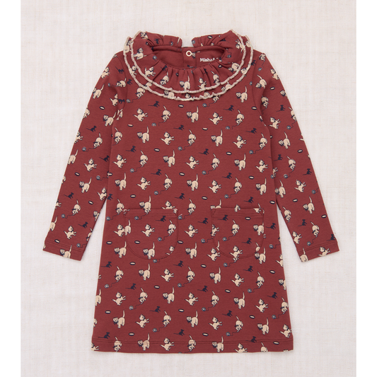 Misha&Puff - Sweetheart Dress＜Madder Root Cat & Mouse＞