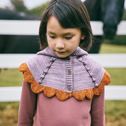 Misha&Puff - Scallop Capelet＜Periwinkle＞