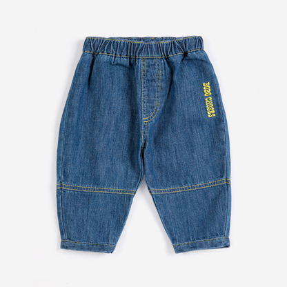 BOBO CHOSES - Taxi Saurus Tag baby denim pants