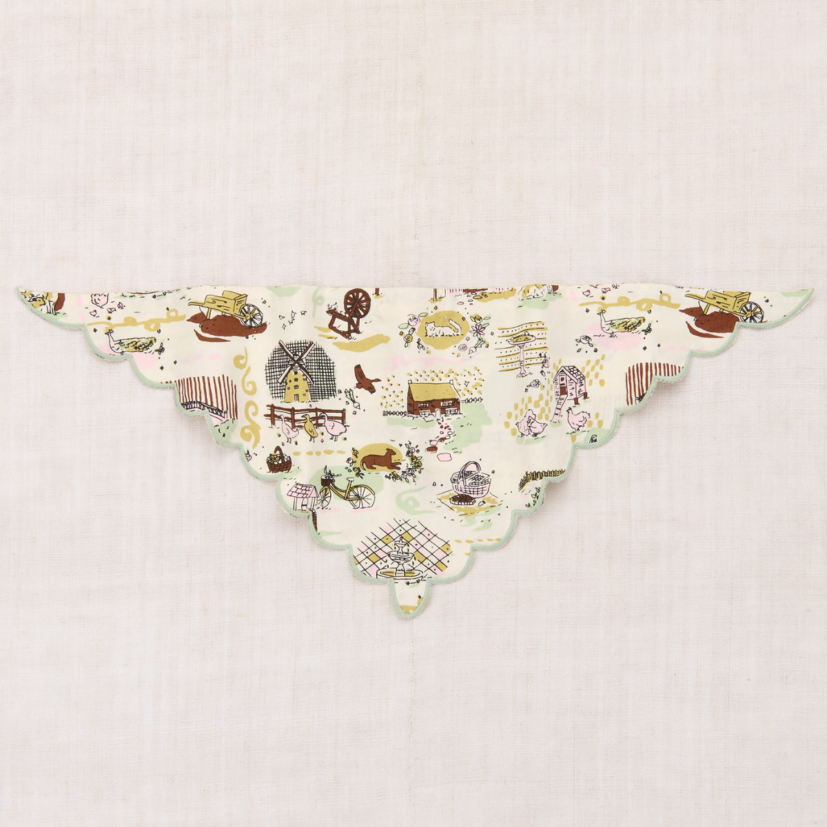 Misha&Puff - SCALLOP SCARF ＜MARZIPAN STORYLAND＞