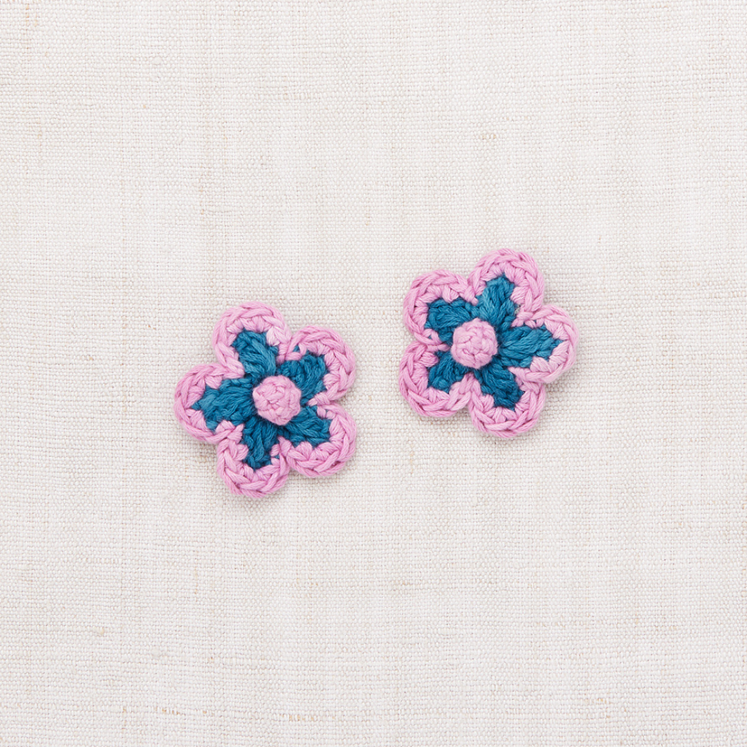 Misha&Puff - Medium Flower Clip Set＜Prussian Blue＞