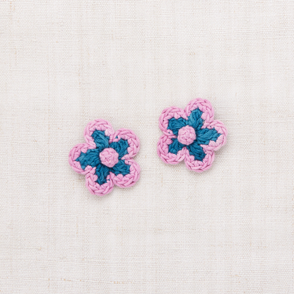 Misha&Puff - Medium Flower Clip Set＜Prussian Blue＞