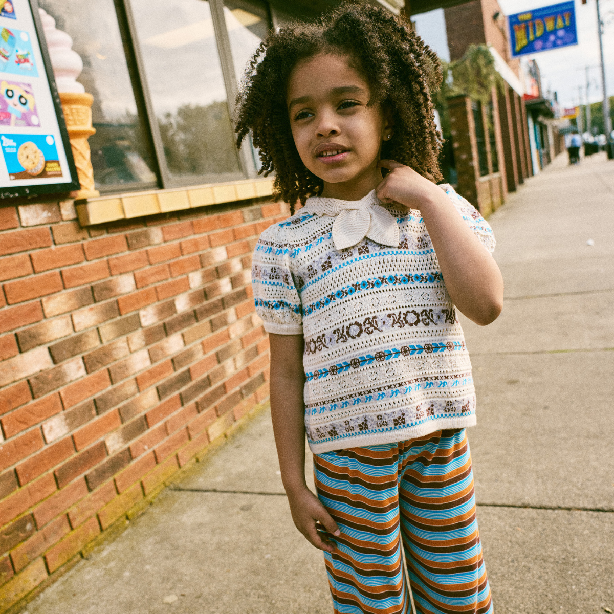 Misha&Puff - KATYA BLOUSE ＜MARZIPAN EYELET RIBBON＞