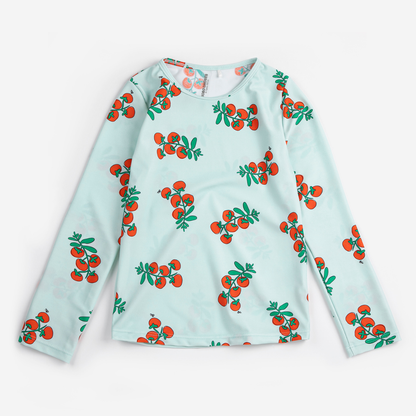 BOBO CHOSES - Juicy Tomatoes all over swim T-shirt culotte SET