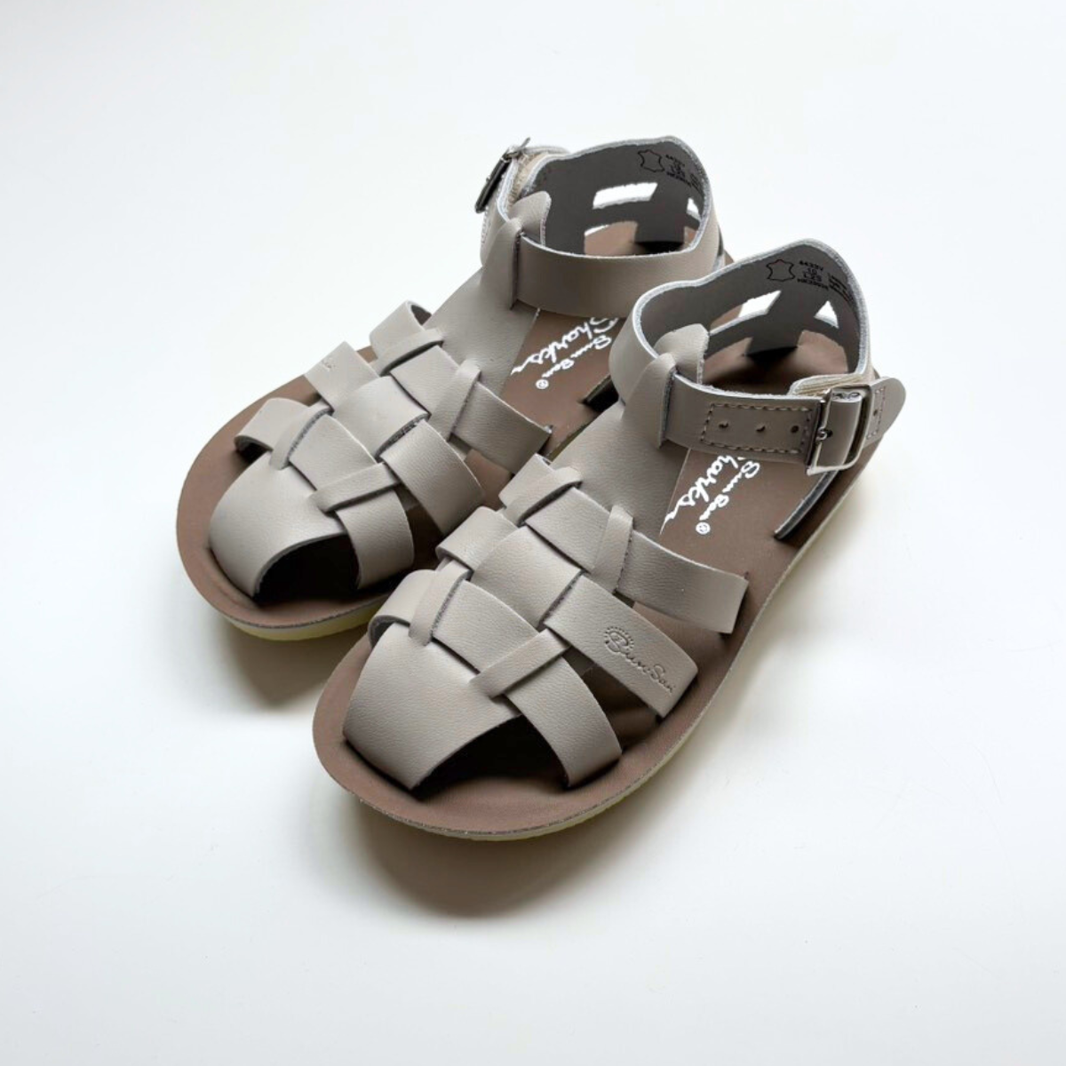 SaltWater Sandals - shark＜Stone＞