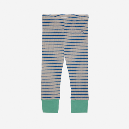 BOBO CHOSES - Baby Stripes waffle leggings