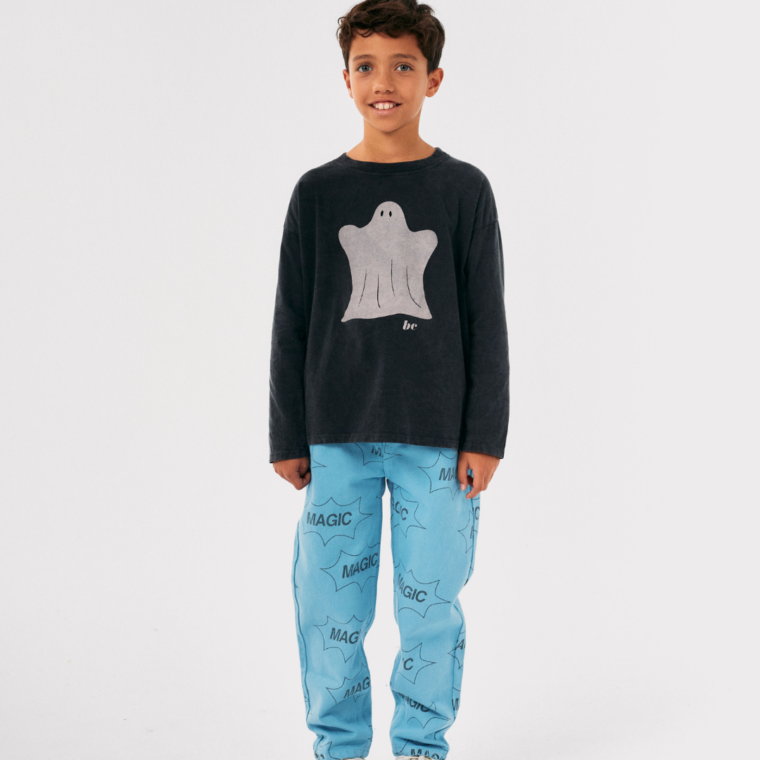 BOBO CHOSES - Funny Ghost long sleeve T-shirt