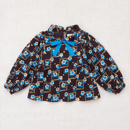Misha&Puff - Corduroy Zora Blouse＜Raisin Windowbox＞