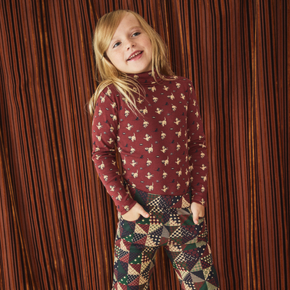 Misha&Puff - Turtleneck＜Madder Root Cat & Mouse＞