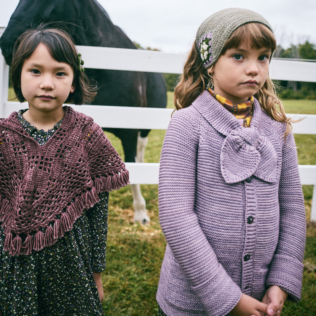 Misha&Puff - Turtleneck＜Plum Watercolor Plaid＞