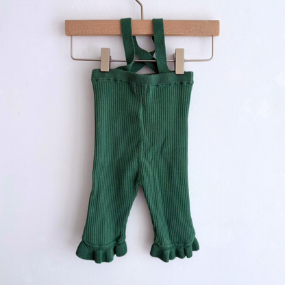 süß - Frilled Knit Unitard  ＜Green＞