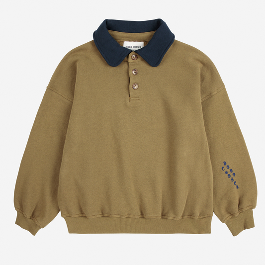 BOBO CHOSES - polo sweatshirt