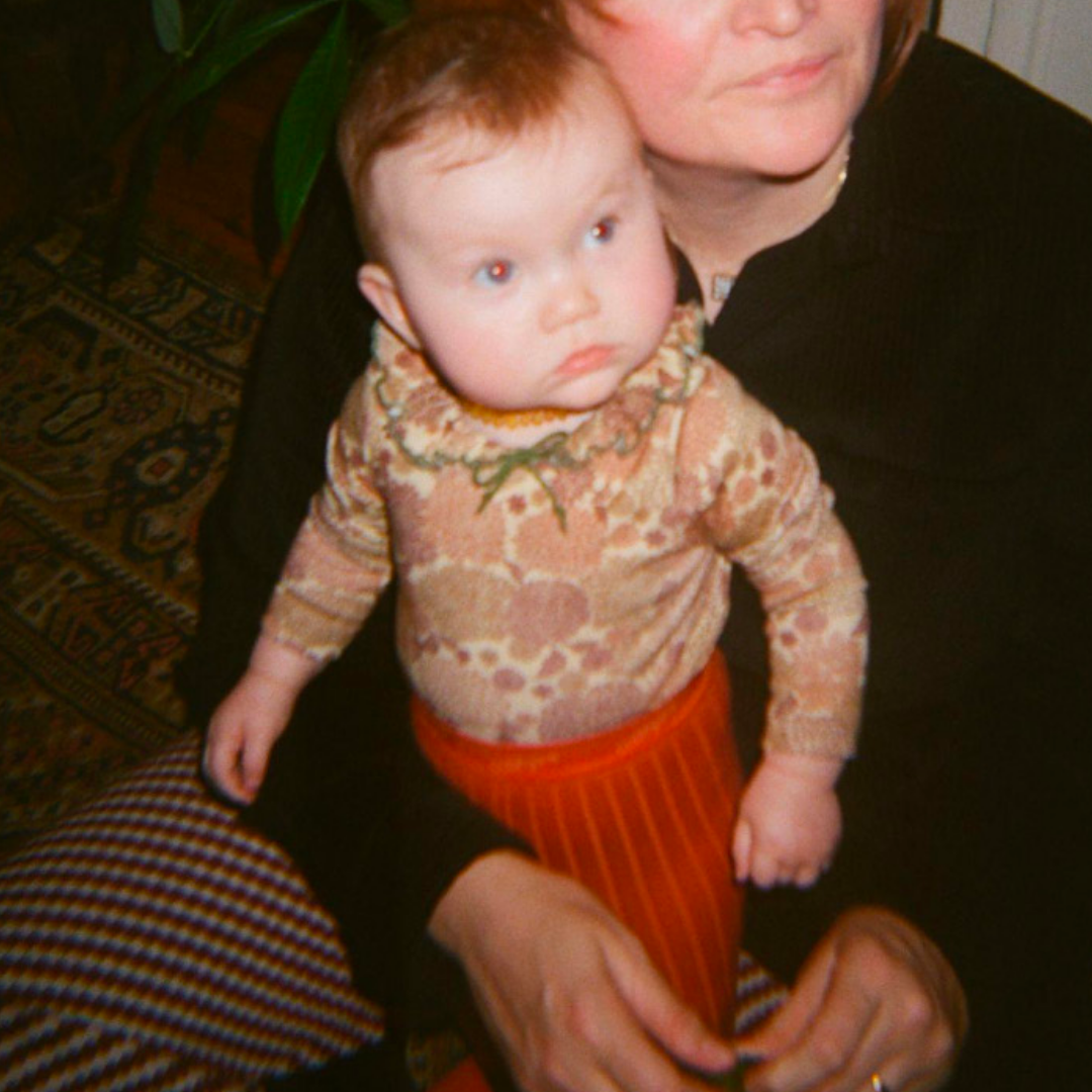 Misha&Puff - Pattie Onesie＜Alabaster Chrysanthemum＞