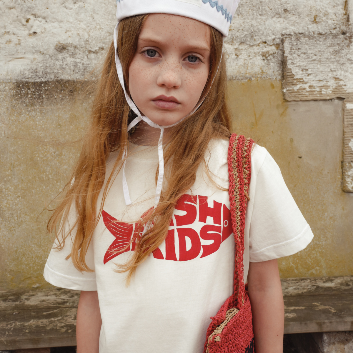 FISH&KIDS - T-SHIRT＜OFF WHITE＞