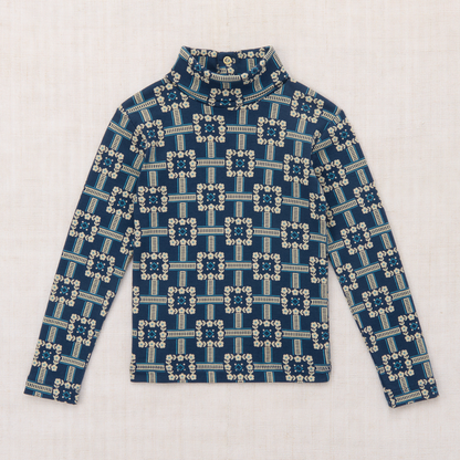 Misha&Puff - TURTLENECK＜MOONLIGHT RAILROAD FLORAL＞