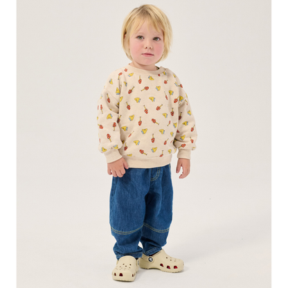 BOBO CHOSES - Taxi Saurus Tag baby denim pants
