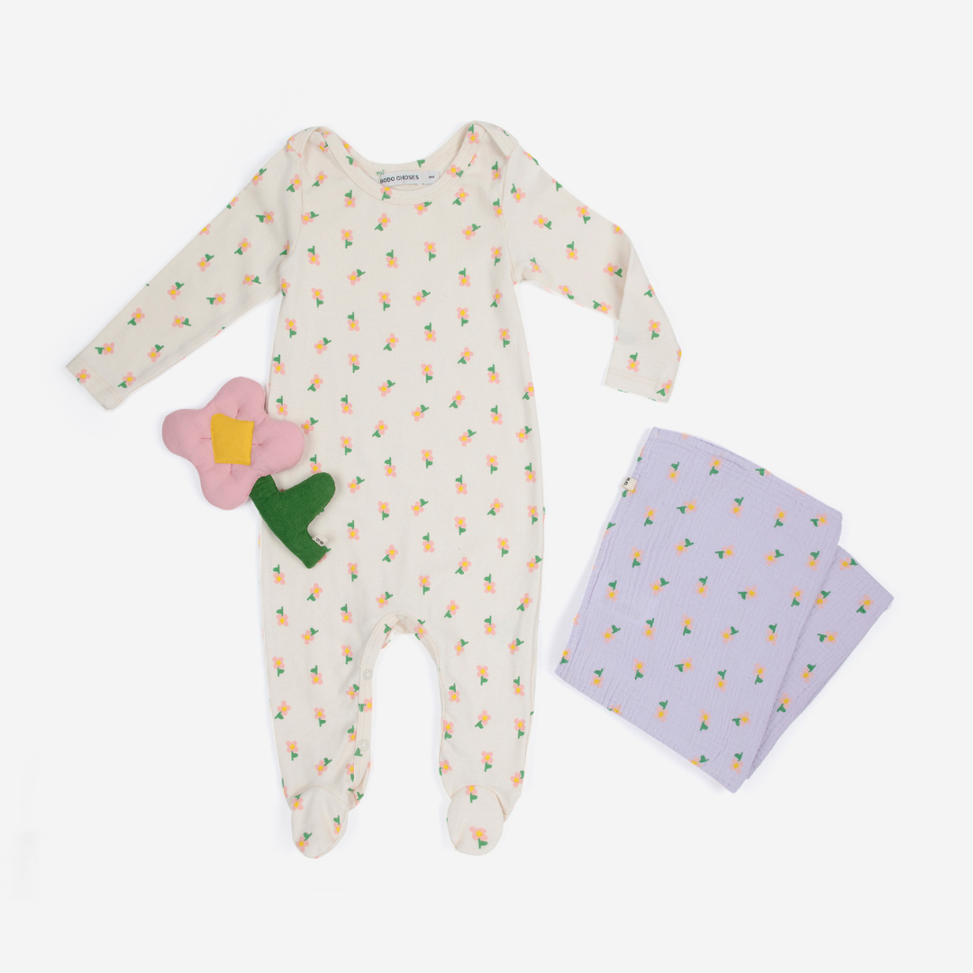 BOBO CHOSES - Baby Pansy Flower gift set