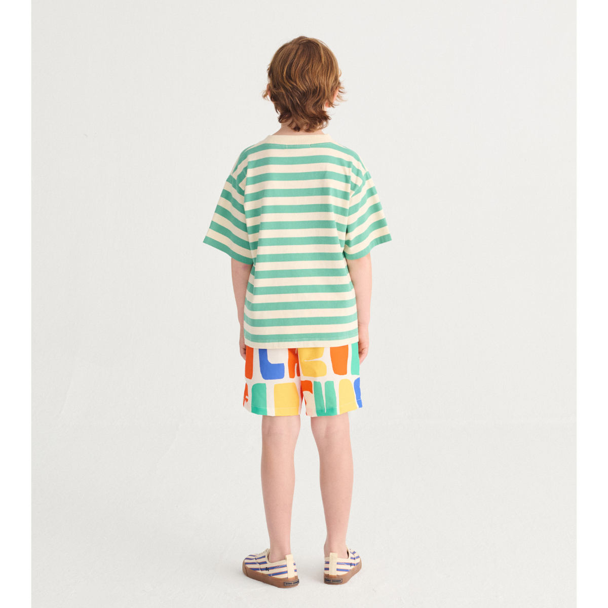 BOBO CHOSES - Bobo Choses Color all over swim board shorts
