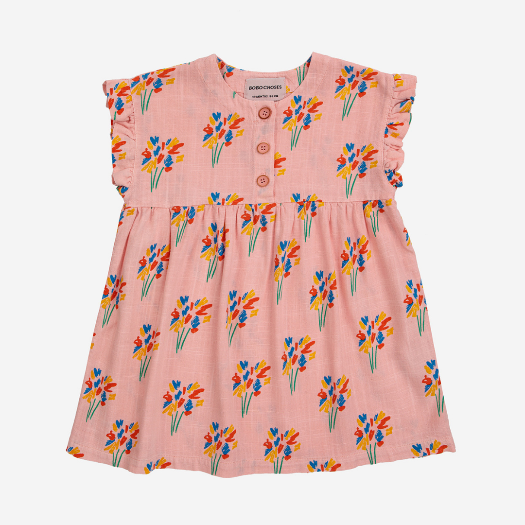 BOBO CHOSES - Baby Fireworks all over woven dress