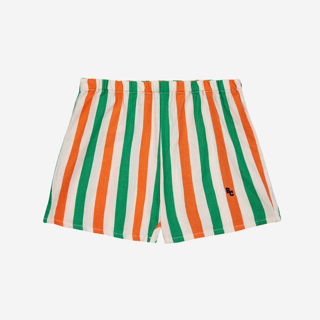 BOBO CHOSES - Baby Vertical Stripes woven shorts