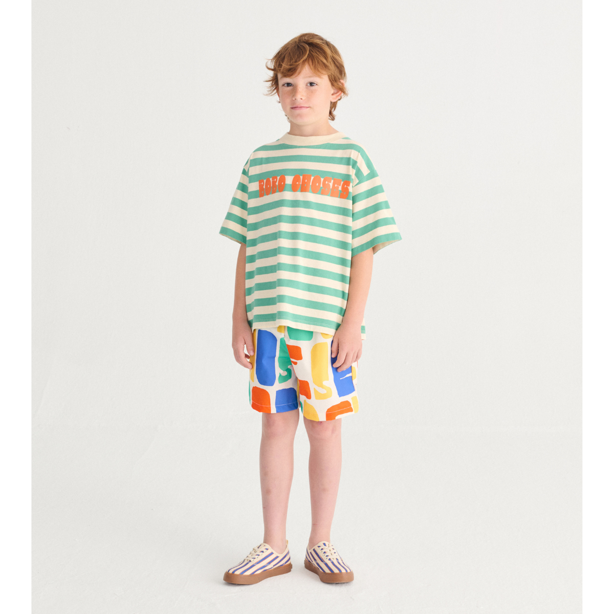 BOBO CHOSES - Bobo Choses Color all over swim board shorts
