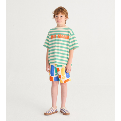 BOBO CHOSES - Bobo Choses Color all over swim board shorts