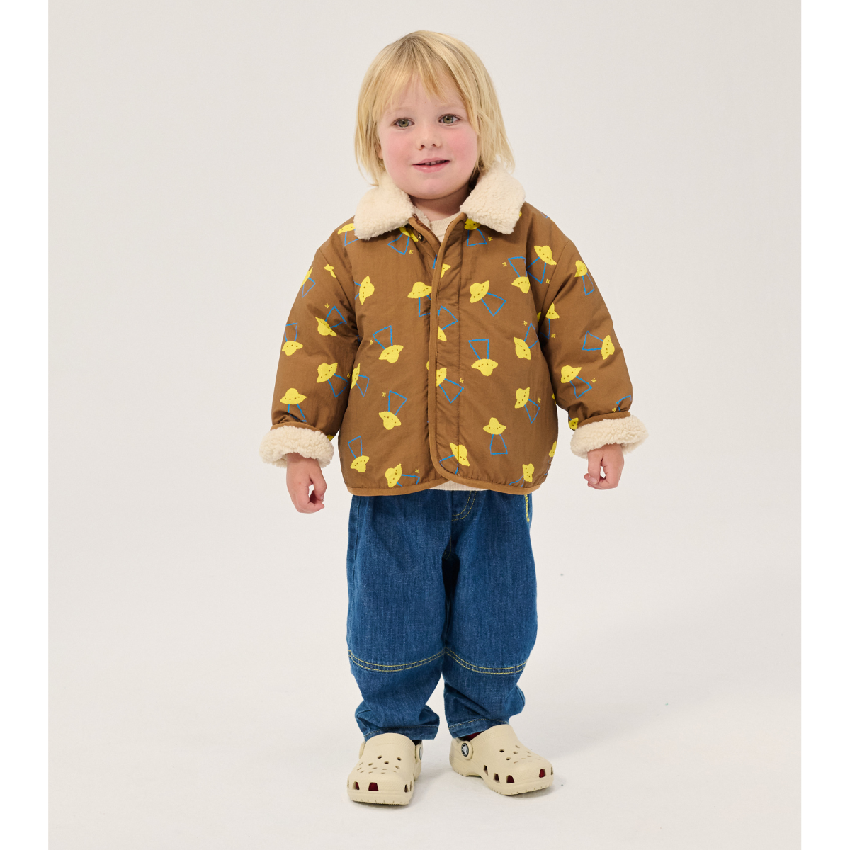 BOBO CHOSES - Taxi Saurus Tag baby denim pants