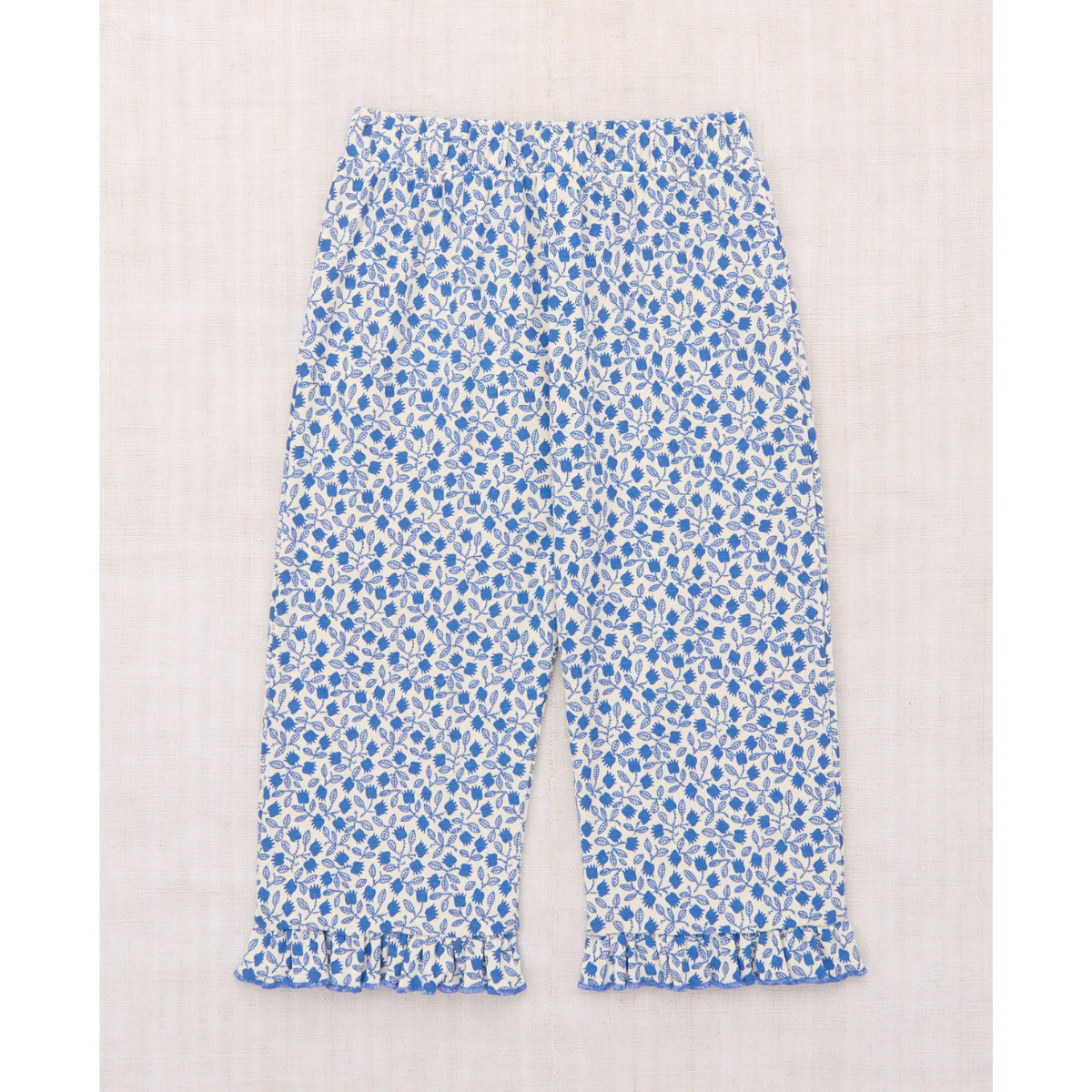 Misha&Puff - RUFFLE PEDAL PUSHER＜Blue Ribbon Lisse Fields＞