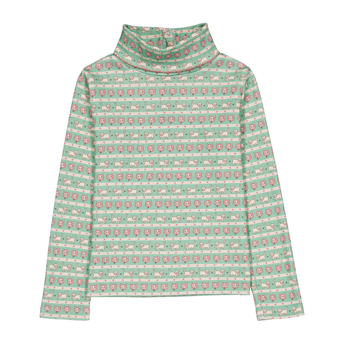 hello Simone - Twiggy turtleneck Kitty Aqua