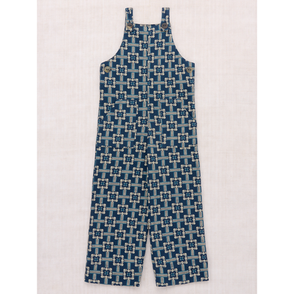 Misha&Puff - OVERALL ＜MOONLIGHT RAILROAD FLORAL＞