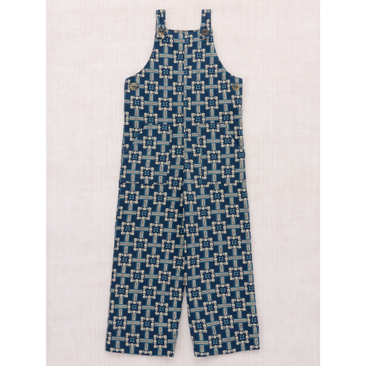 Misha&Puff - OVERALL ＜MOONLIGHT RAILROAD FLORAL＞